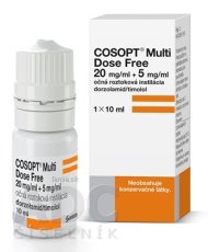 COSOPT Multi Dose Free 20 mg/ml + 5 mg/ml