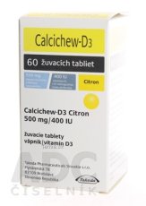Calcichew-D3 Citron 500 mg/400 IU