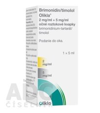 Brimonidin/timolol Olikla 2 mg/ml + 5 mg/ml