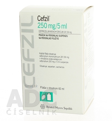 CEFZIL 250 mg/5 ml