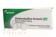 Desloratadine Actavis 5 mg filmom obalené tablety